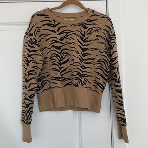 Madewell Tiger Print Sweatshirt